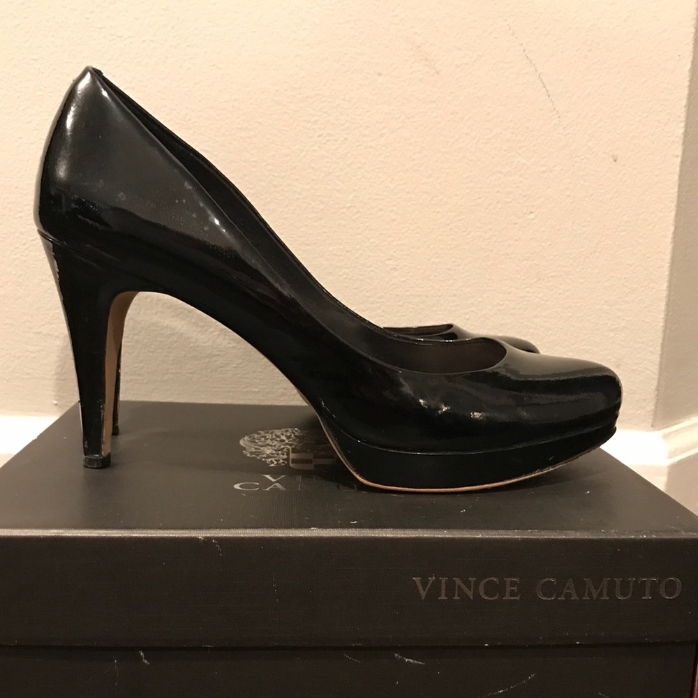 Vince Camuto Black Patent Heels